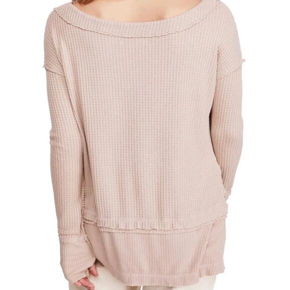 Free People - We The Free - North Shore Pink Thermal in size Extra Small. NWT - Picture 2 of 8